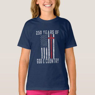 Camiseta 250 Anos de Deus & Design Patriótico País