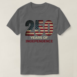 Camiseta 250 Anos De Independência América