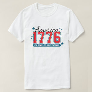 Camiseta 250 Anos de Independência Comemoração do 4 de Julh