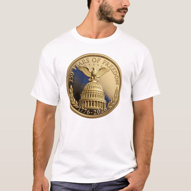 Camiseta 250 anos de liberdade  (Frente)