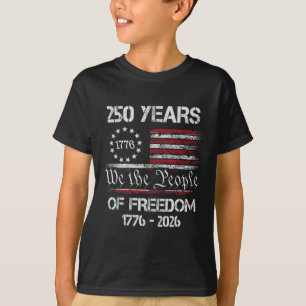 Camiseta 250 Anos De Liberdade 1776 2026 Bandeira Americana