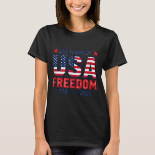 Camiseta 250 anos de liberdade americano 1776 2026 250º EUA