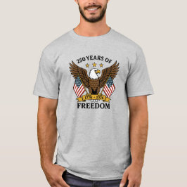 Camiseta 250 Anos de Liberdade - Aniversário da América