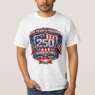 Camiseta 250 Anos de Liberdade – Mantenha a Améric