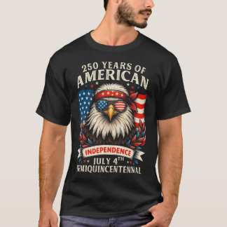 Camiseta 250 Anos de Liberdade na América 1776 a 2026