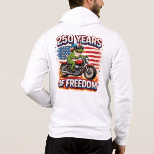 Camiseta 250 Anos De Liberdade Patriota Sapo Motociclista E