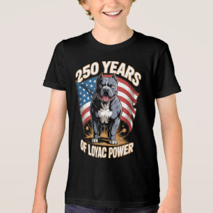 Camiseta 250 Anos de Poder Leal Pit Bull