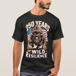 Camiseta 250 Anos de Resiliência Selvagem Bison
