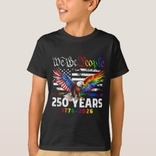 Camiseta 250 Anos Do 250º Aniversário Lgbt Americano