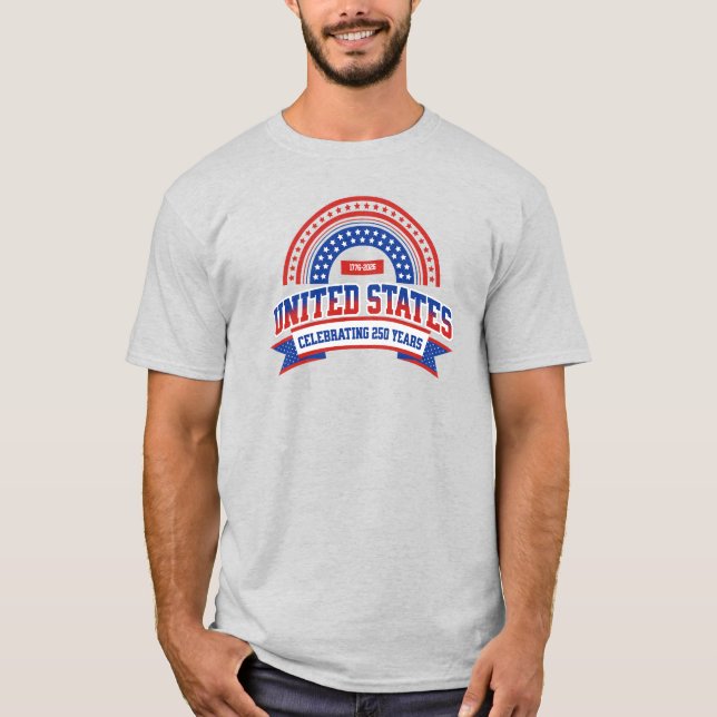 Camiseta 250 anos dos Estados Unidos (Frente)