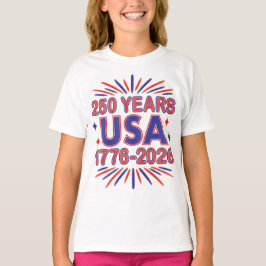 Camiseta 250 Anos EUA | 1776-2026 Semiquincentenário