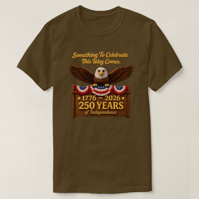 Camiseta 250 Anos EUA -36 (Frente do Design)