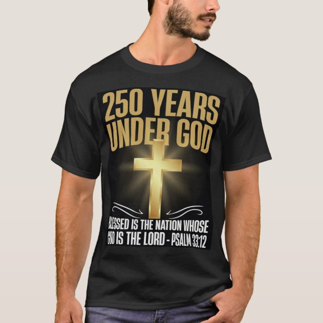Camiseta 250 Anos Sob Deus (Frente)
