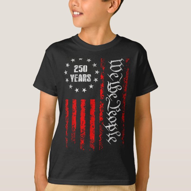 Camiseta 250 Years 1776-2026 250th Birthday Usa Patriotic 4 (Frente)
