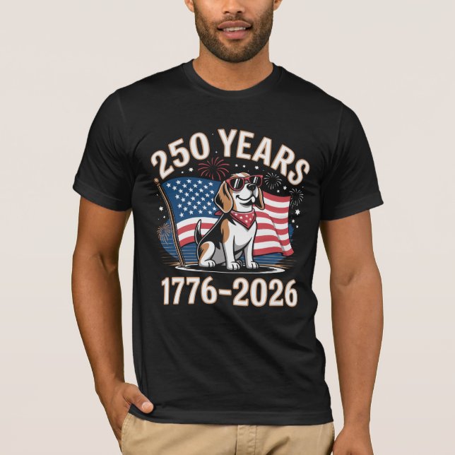 Camiseta 250 Years America Anniversary 250th Birthday USA (Frente)