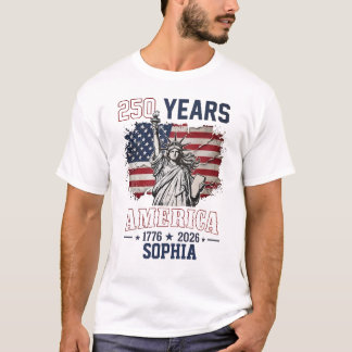 Camiseta 250th Anniversary America 1776-2026 