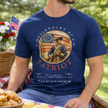 Camiseta 250th Anniversary Revolutionary Memorial Freedom<br><div class="desc">Honor your family legacy with this American Revolution design honor t-shirt. Perfect for the 250th Anniversary,  this vintage style patriot art is for any proud descendant of a Revolutionary War soldier celebrating their heritage and history. Created by Simply Farmhouse Press.</div>