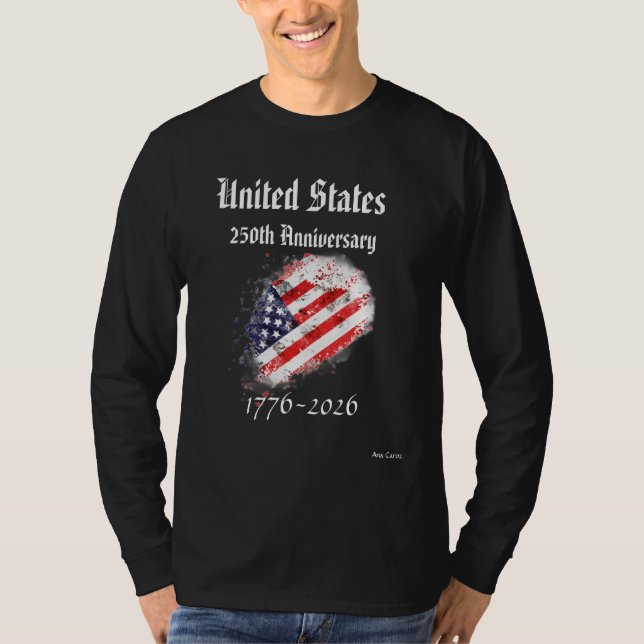 Camiseta 250th USA Anniversary (Frente)