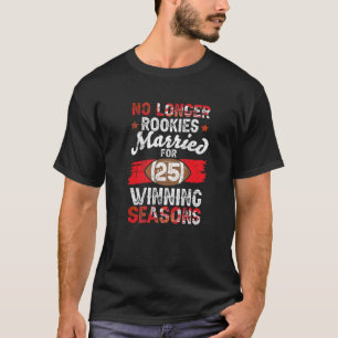 Camiseta 25 25 anos Plano de Presente de Aniversário de Cas