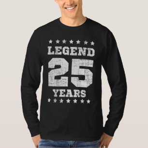 Camiseta 25 Aniversário 1996 Homem 25 Anos