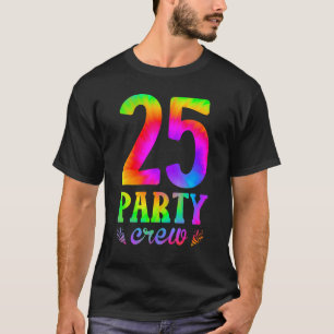 Camiseta 25 Aniversário 25 Festa Tripulante 25 Bday Grupo T