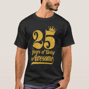 Camiseta 25 Aniversário Rainha 25 Anos De Incrível Corvo
