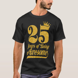 Camiseta 25 Aniversário Rainha 25 Anos De Incrível Corvo