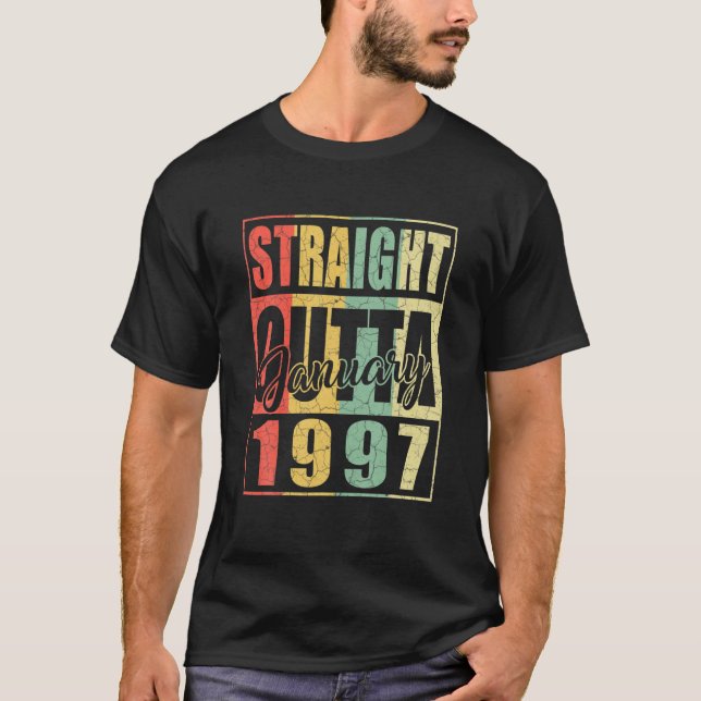 Camiseta 25 Anos De Idade, Hetero De Presente De Aniversári (Frente)