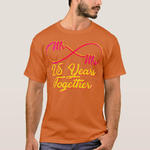 Camiseta 25 Casamento Aniversário 25 Anos De Casamento 2