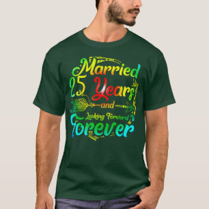 Camiseta 25 Casamento Aniversário 25 Anos De Casamento 3