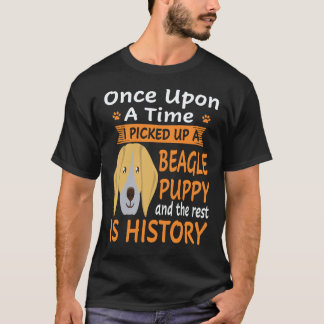 Camiseta 25 Era Uma Vez -  Cachorrinho Beagle Beagle