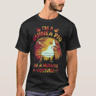 Camiseta 25 Fantasia de Halloween de Porquinho-da-Índia par