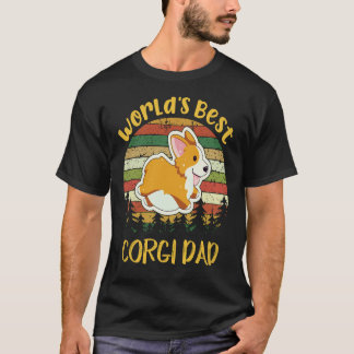 Camiseta 25 Melhores Papai Corgi do Mundo Corgi