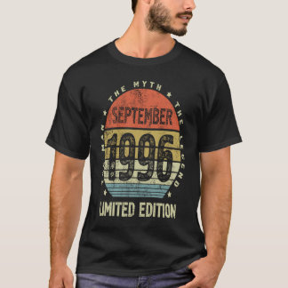 Camiseta 25 para o nascer de mulheres ou homens em 1999