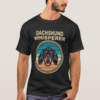 Camiseta 25 Sussurrador de Dachshund Vintage