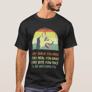 Camiseta 25 Todo Lanche Que Você Faz... Eu Estarei Observan