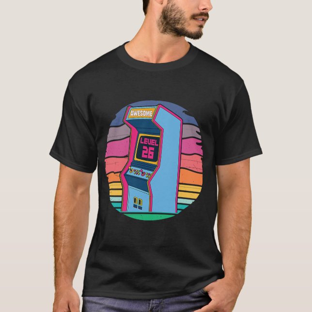 Camiseta 26º aniversário da Arcade dos Jogos Retrópicos de  (Frente)