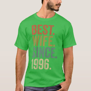 Camiseta 26º aniversário do casamento, melhor esposa do Cas