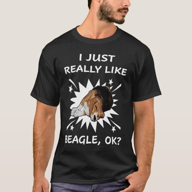 Camiseta 265 Eu Gosto Muito De Beagle (Frente)