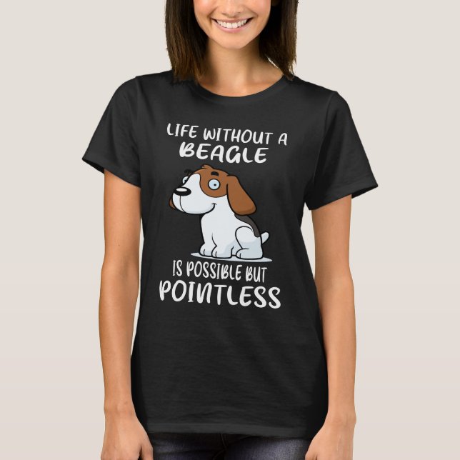 Camiseta 266 Vida Sem Beagle (Frente)