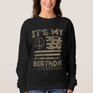 Camiseta 26.º Aniversário do Marinheiro Americano à vela Bd