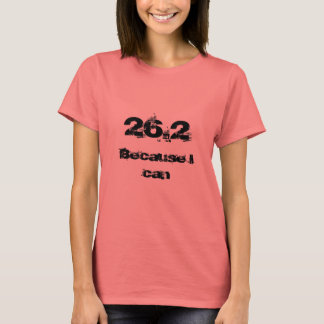 Camiseta 26.2, porque eu posso