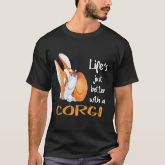 Camiseta 26 A Vida é Só Melhor Com Um Corgi