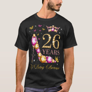 Camiseta 26 Anos De Espanto 26 Anos 26 Anos 26 Anos De Nasc