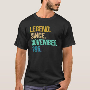 Camiseta 26 anos de idade incrível desde novembro de 1996 2