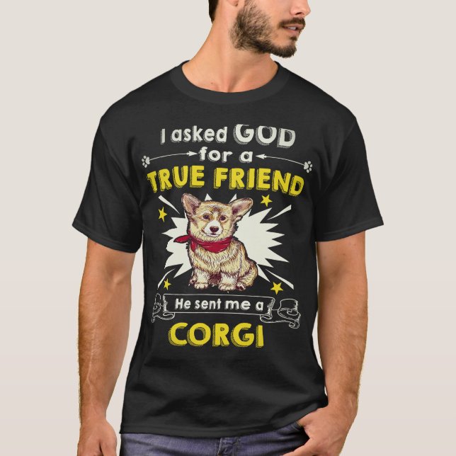 Camiseta 26 Ele Me Enviou Um Corgi (Frente)