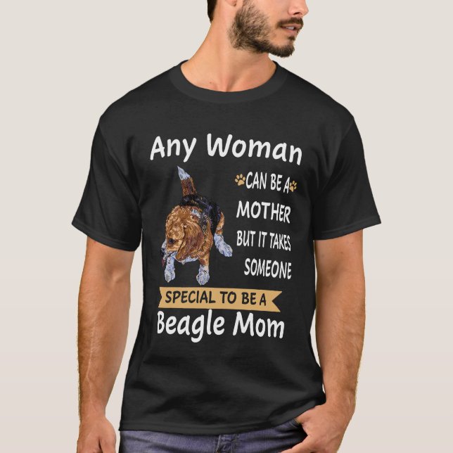 Camiseta 26 Especial Para Ser Uma Beagle Mãe (Frente)