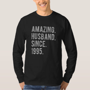 Camiseta 27º Aniversário De Casamento Para Ele Um Marido In
