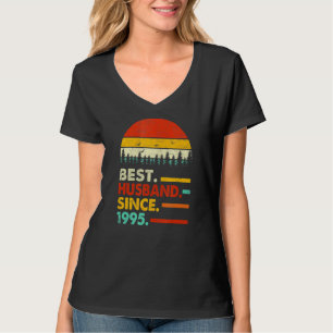 Camiseta 27º Aniversário De Casamento Para O Melhor Marido