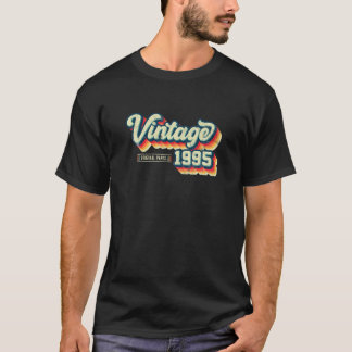 Camiseta 27º Aniversário Oferece-Se Retro Vintage 1995 Orig